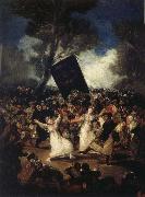 Francisco Goya Funeral of a Sardine oil